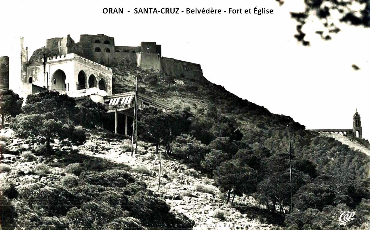 Oran - Belvedere - Fort et Eglise de Santa-Cruz.jpg